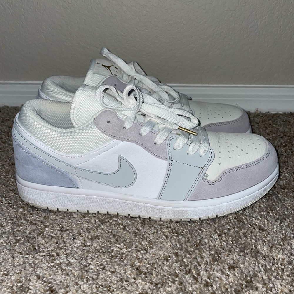 Air Jordan 1 Retro Low Paris Gray White Mens Size 10 | Original Box
